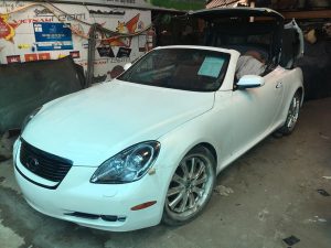 Khách hàng Lexus SC 430: Đồng sơn và bảo dưỡng xe chuyên nghiệp
