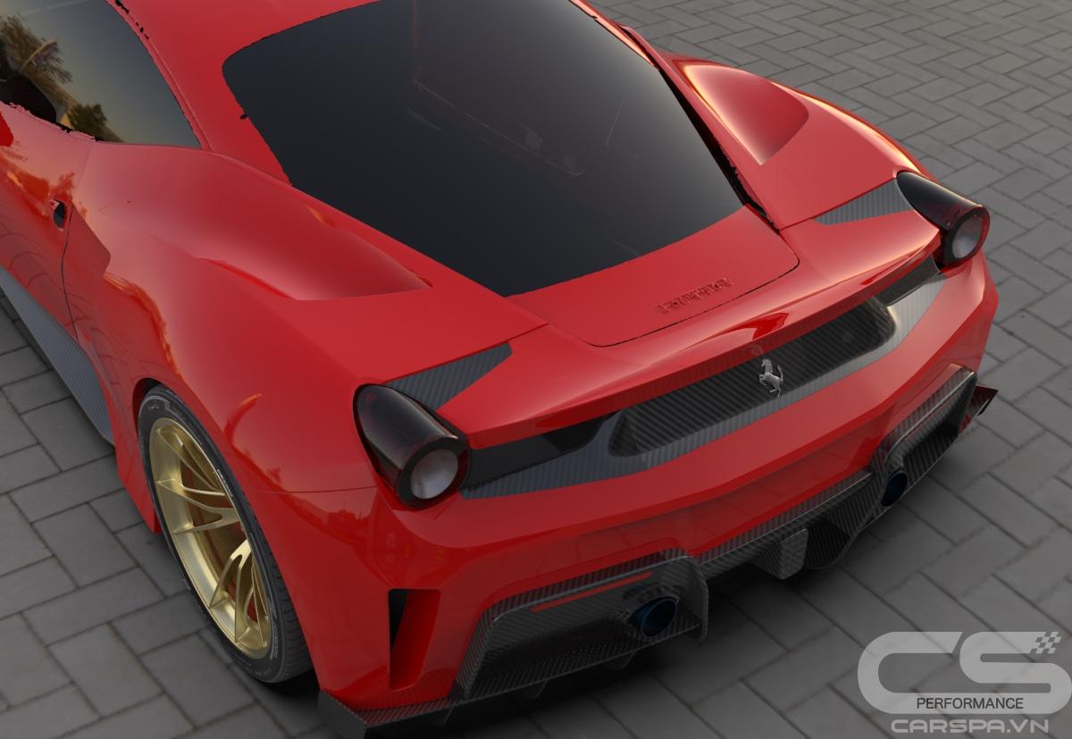 Body Kit Ferrari 458 Widebody Của Duke Dynamics - Carspa Vn