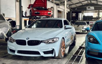 sơn xe BMW 320i
