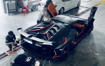 Sơn Lamborghini Aventador SVJ Theo Màu Cá Nhân Hóa Tại CARSPA VN