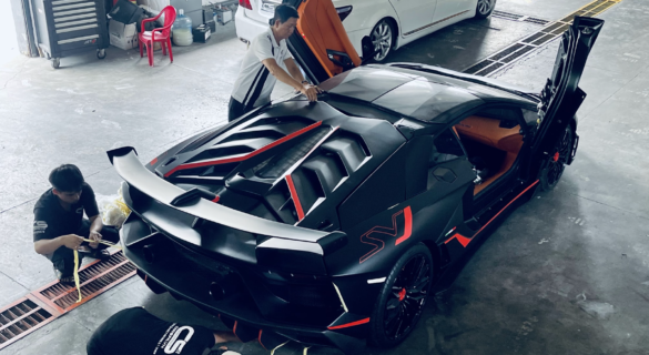 Sơn Lamborghini Aventador SVJ Theo Màu Cá Nhân Hóa Tại CARSPA VN