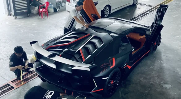 Sơn Lamborghini Aventador SVJ Theo Màu Cá Nhân Hóa Tại CARSPA VN